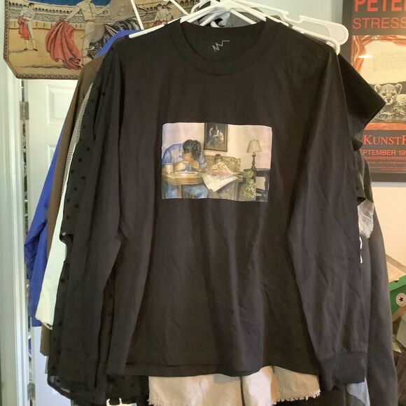 Rare Sample F*cking Awesome Coke Dad Tee T-shirt Size Small Long Sleeve 1/1
